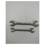 2 S&K 3/4 x 11/16 and 15/16 x 1 wrenches