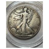 1945 Walking Liberty Half