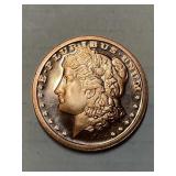 Morgan 1 OZ Copper Round