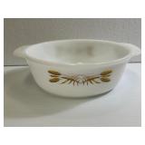 Anchor Hocking Fire King Wheat Design Dish