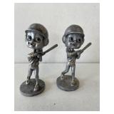 Girl Softball Bobbleheads - Lot of 2