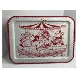 Vintage 1950s Circus Metal TV tray