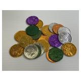 Lot of Mardi Gras Coins