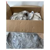 Modern Orb Chandelier 4 Light Brushed Nickel