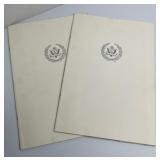 Lot of 2 Ronald Reagan Inauguration Programs
