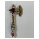 Trifari Brooch with stones