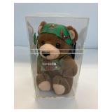 Harley Davidson Plush Bear in Case