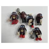 Lot of 6 California Raisins Toy / Figures