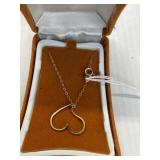 18" 14K G.F. Chain w/ Heart Charm