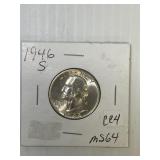 1946S MS 64 Quarter
