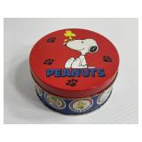 Vintage Snoopy Peanuts Tin Container