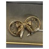12K G.F. Ribbon Brooch Pin