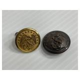 Lot of 2 U.S.A. Navy Buttons