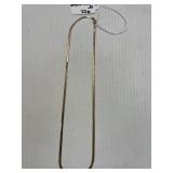 18" 14K G.F. Herringbone Necklace