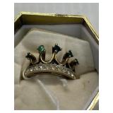 18K G.E. Crown Ring