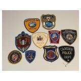 10 Vintage Police Patches (Mixed Cities)