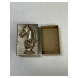 Match Safe with horse design
