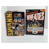 Lot of 2 Pittsburgh Steelers Cereal Boxes