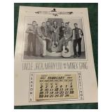 1941 Calendar Uncle Jack, Mary Lou