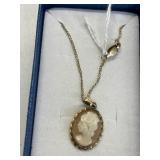 18" 12K G.F. Chain w/ Cameo