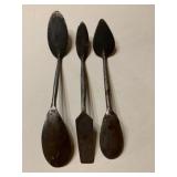 3 Burr Metal Plasters Leaf Tools
