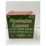 Remington 20ga empty box