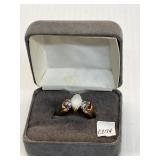 925 Opal ladies ring