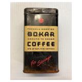 Antique BOKAR Coffee tin