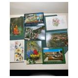 8 postcards Germany & areas some Germany Stamps