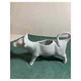 Made in France White Cow creamer Porcelain