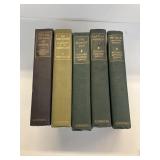 5 Old Books Early 1900s