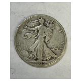 1935 D Walking Liberty Silver Half Dollar