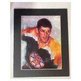 Bobby Orr Bruins Hockey Painting Print (20ï¿½ x 16ï¿½)