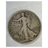 1942 S Walking Liberty Silver Half Dollar