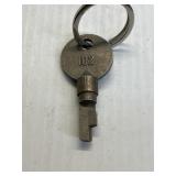 High Security railroad padlock key #102