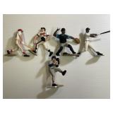 Lot of 5 Baseball Action Figures