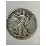1937 Walking Liberty Silver Half Dollar