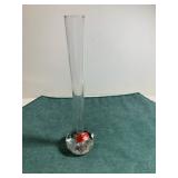 Bubble Base bud vase from Portugal 8"high