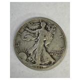1941 D Walking Liberty Silver Half Dollar