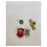 Lof of 3 pins 2 military 1 american legion