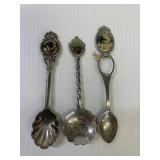 3 Souvenir Spoons