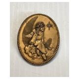 August Wendell Forge Bronze Brooch