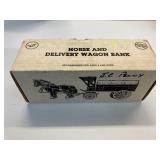 ERTYL Horse and Delivery Wagon Bank