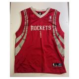 Houston Rockets #1 McGrady Jersey (Size Youth L)