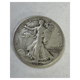 1942 D Walking Liberty Silver Half Dollar