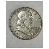1950 Franklin Silver Half Dollar