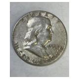 1954 Franklin Silver Half Dollar