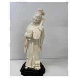 Chinese Ceramic Figurine holding Instrument