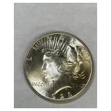 1923 BU Peace Silver Dollar