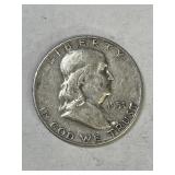 1951 D BU Franklin Silver Half Dollar
